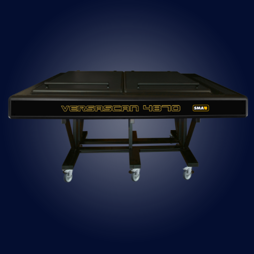 The VERSASCAN 4870 double A0 flatbed scanner is made to digitize extra wide documents and materials, including wood, art, coins and more.