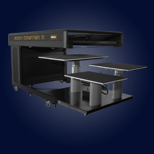 The SCAN MASTER 0 3650 A0 book scanner by SMA is the most versatile and flexible book scanner with triparite design, motorized book cradle and LED lighting.