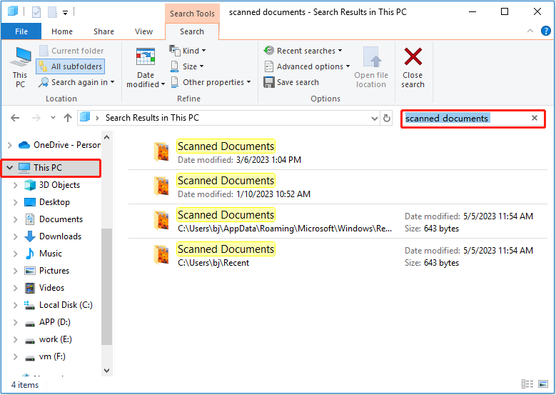 Source: How to Find Scanned Documents in Windows 11/10 - MiniTool