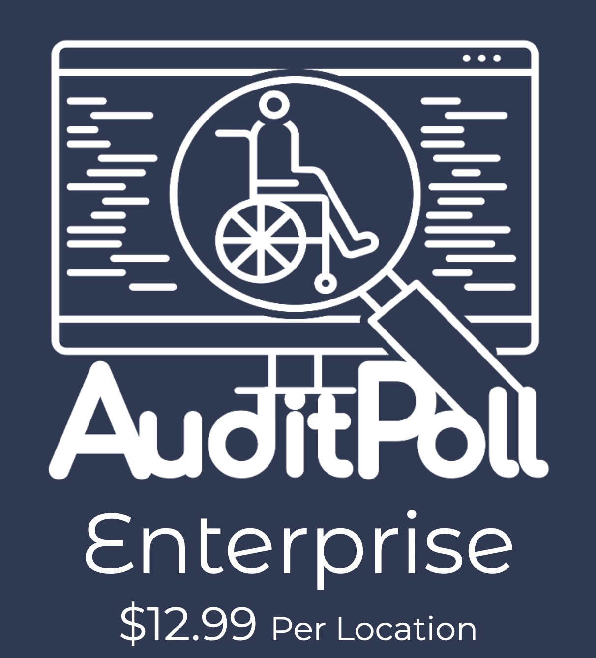 AuditPoll Enterprise logo $12.99 per location