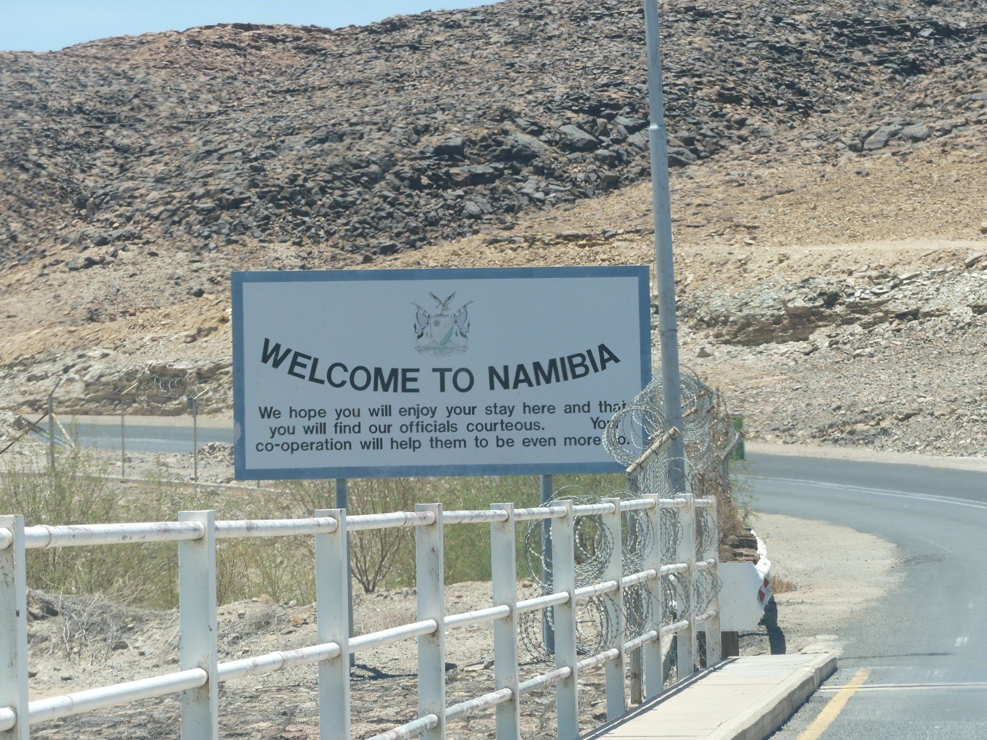Grenze Südafrika / Namibia