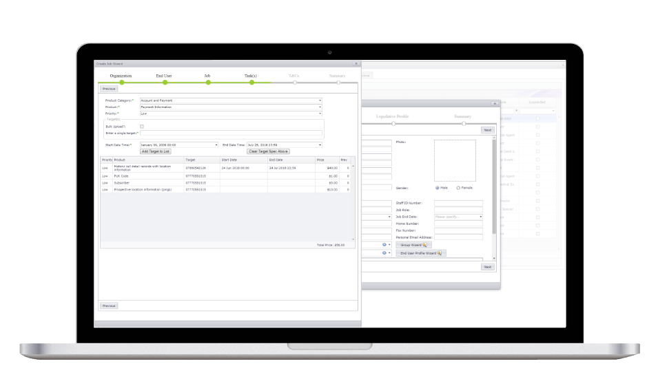 Focus 112 Data Request software