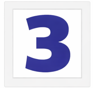 Number 3 in box