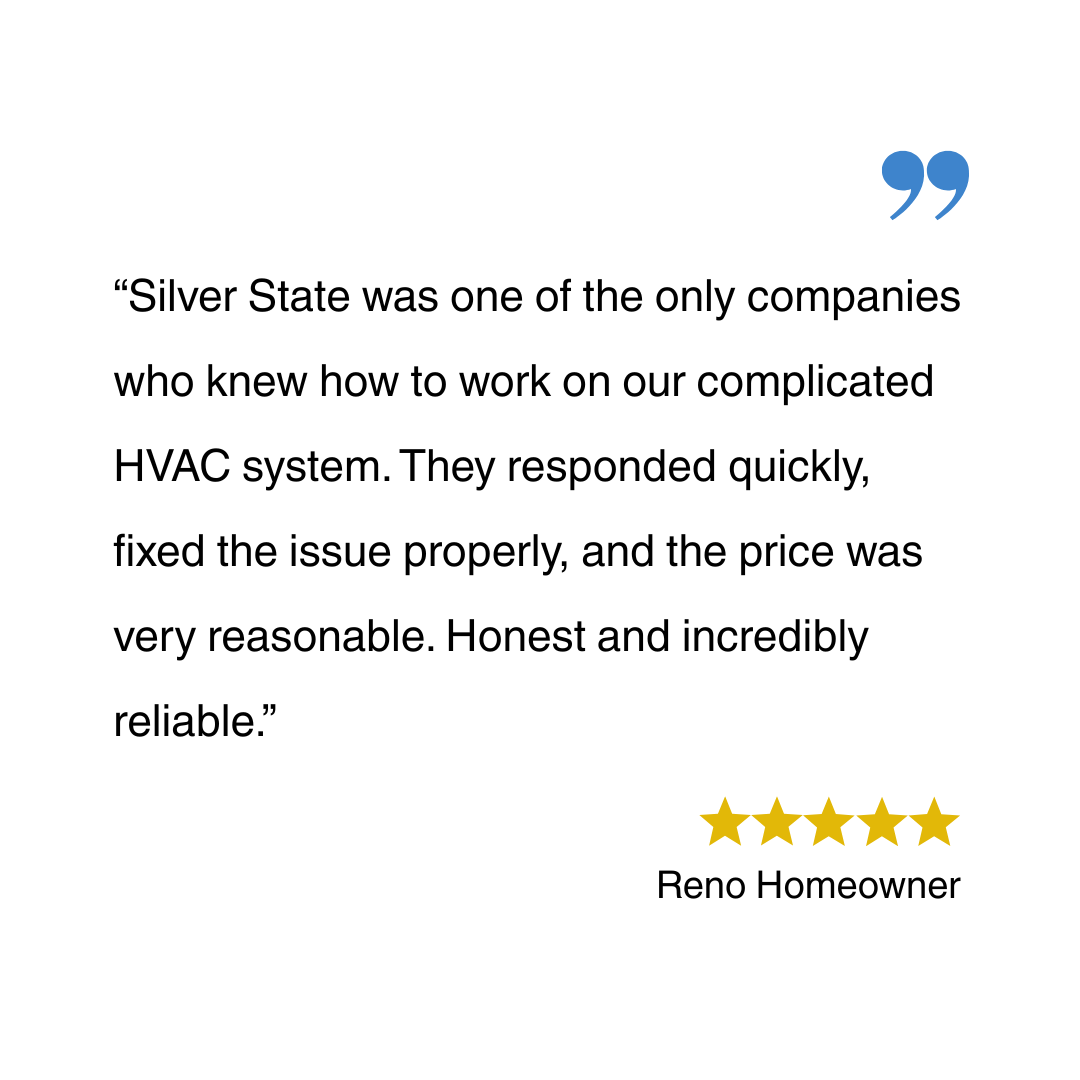 Silver State Heating and air testimonial