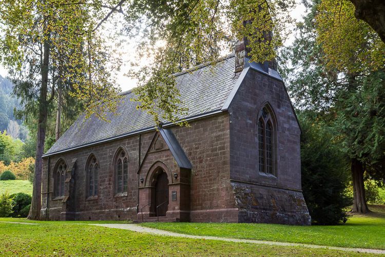 Englische Kirche im Kurpark von Bad Wildbad. Englische Kirche im Kurpark von Bad Wildbad.