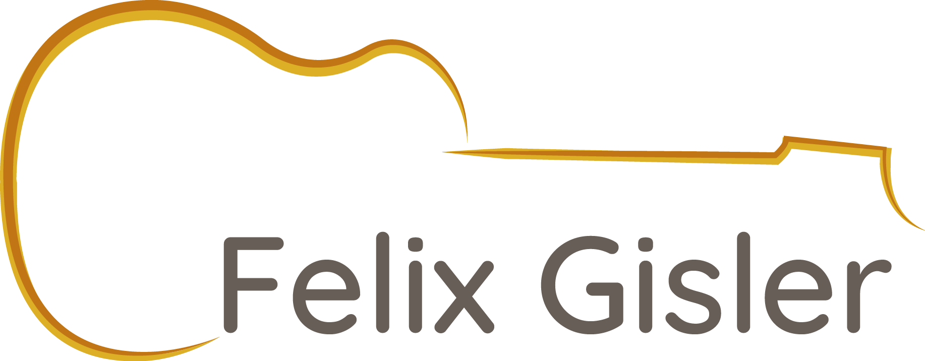 Logodesign für Felix Gisler, Musiker und Gitarrist, Schweiz