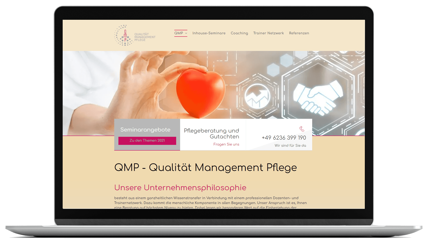 Website für kleine Unternehmen