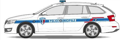 Sérigraphie Police municipale