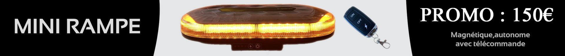 Mini rampe Mercura autonome FCsignaletic