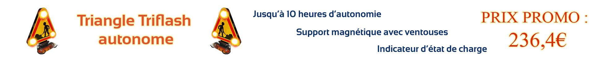 Triflash autonome Ledwork LWK0540 LWK0560