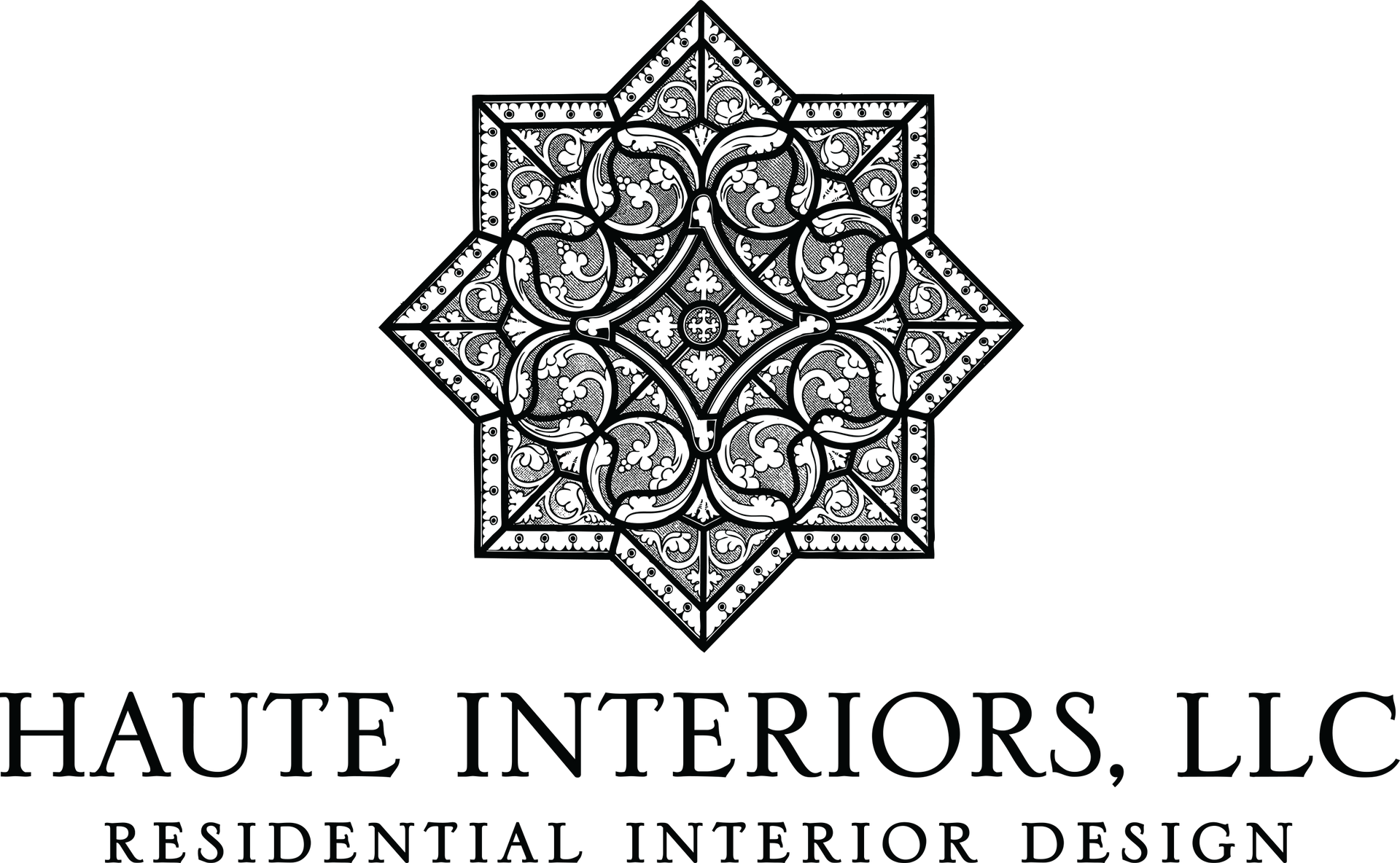 Haute Interiors LLC residential interior design studio logo.