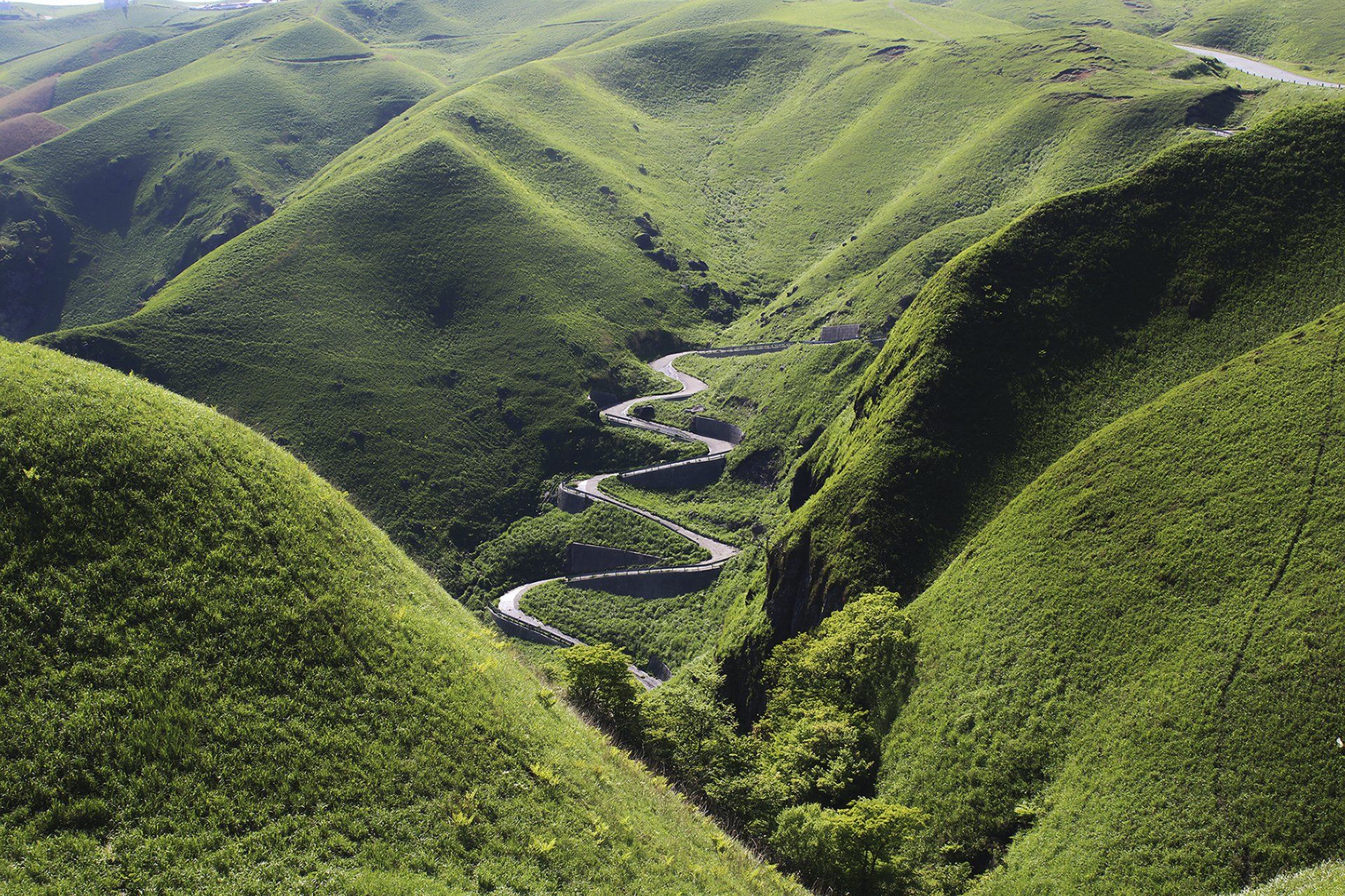 Carretera Monte Aso. Fotografía: @tomvining