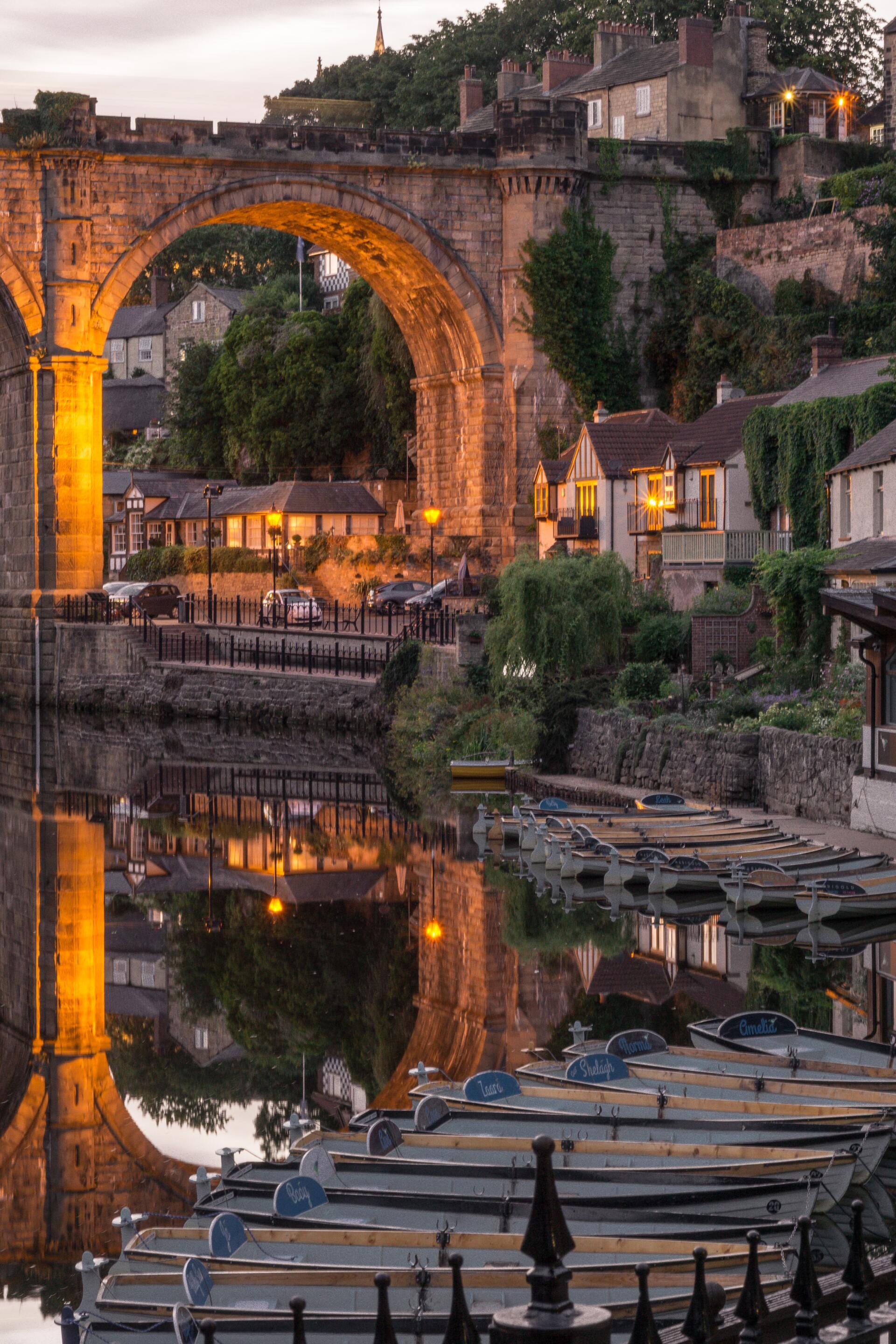 Knaresborough at night