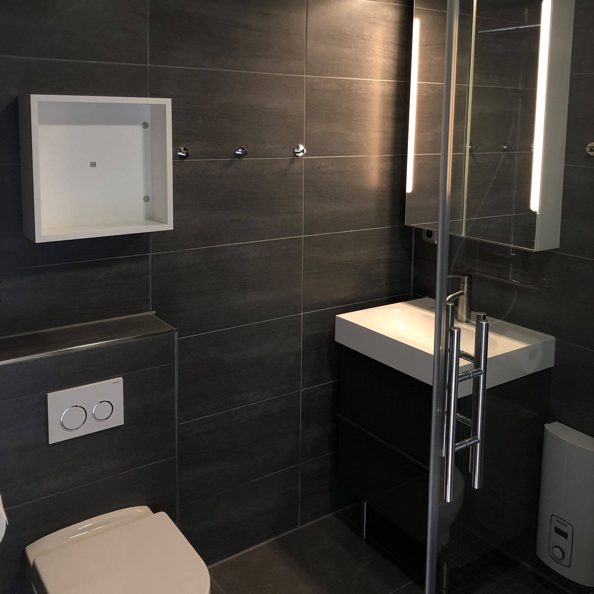 Badezimmer Erdgeschoss Ferienhaus Sandfoort 2f Nordsee Friedrichskoog