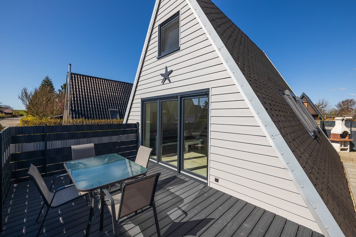 Terrasse Ferienhaus Regentütenstieg 34 Nordsee Friedrichskoog