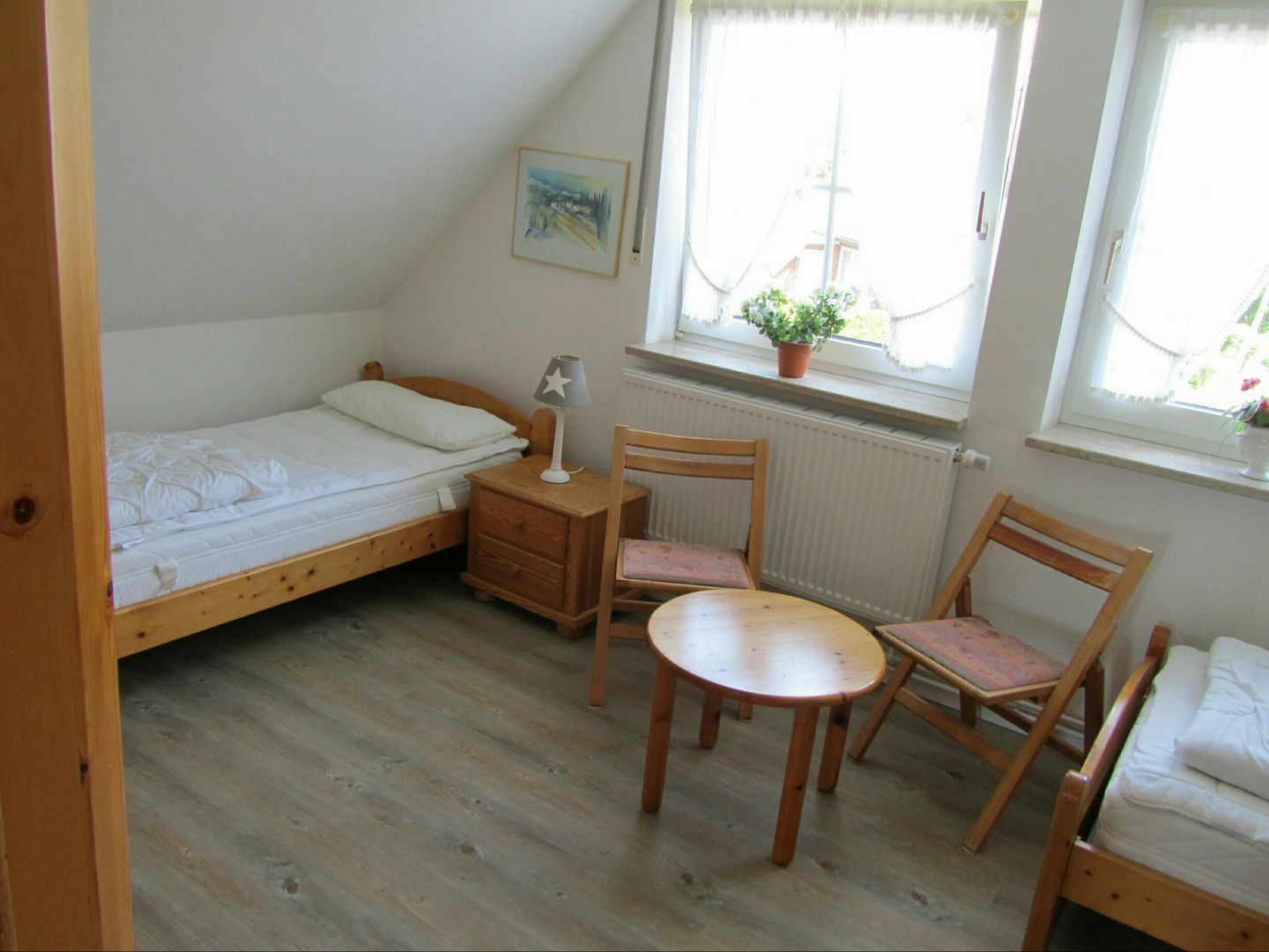 Kinderzimmer im Obergeschoss Ferienhaus Buschsand 7 Nordsee Friedrichskoog