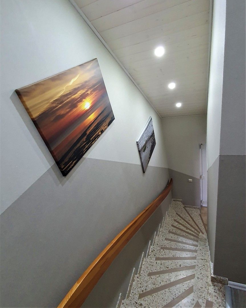 Treppe ins Obergeschoss Objekt 52 in Friedrichskoog