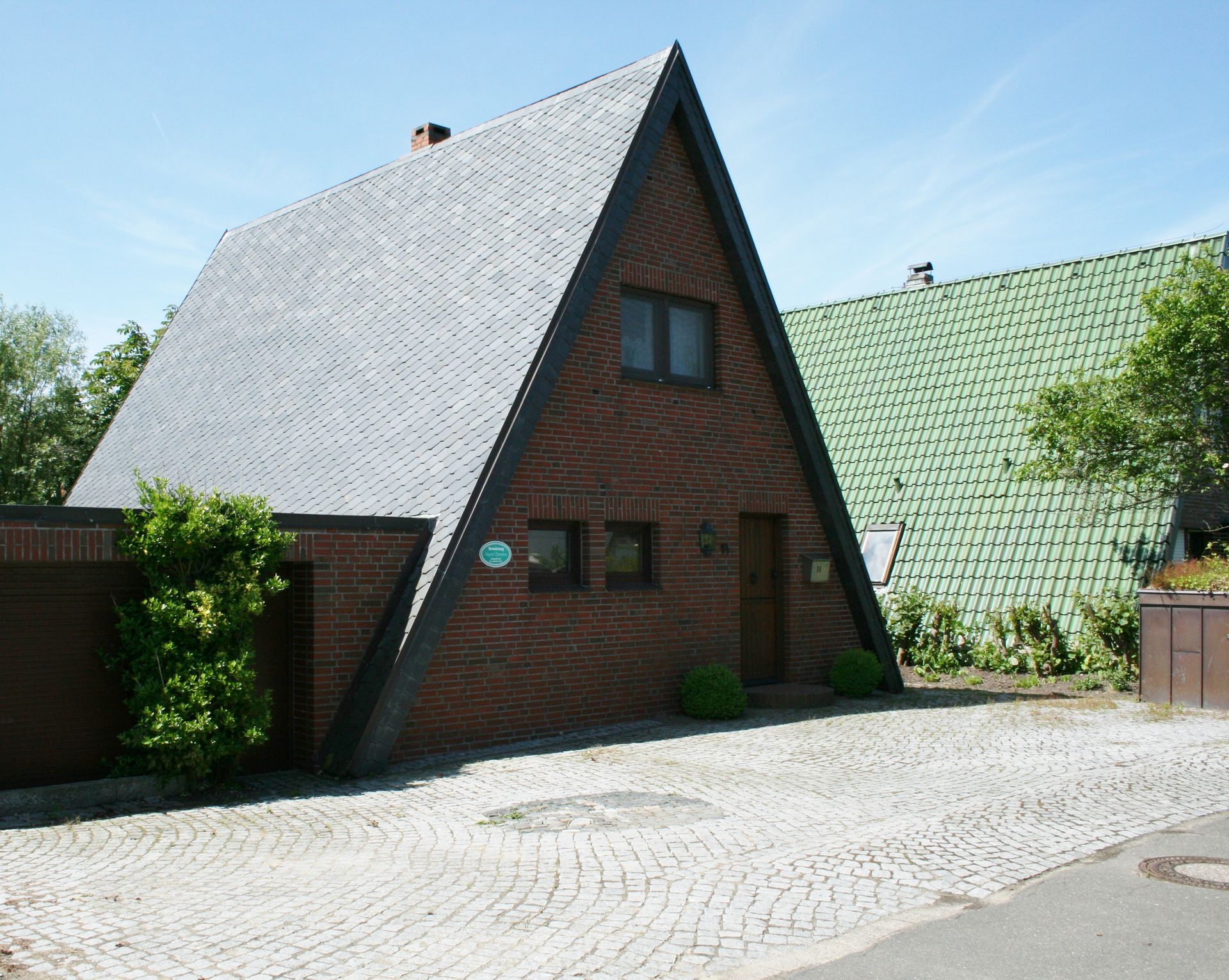 Vorderansicht Ferienhaus Möwenweg 14 Nordsee Friedrichskoog