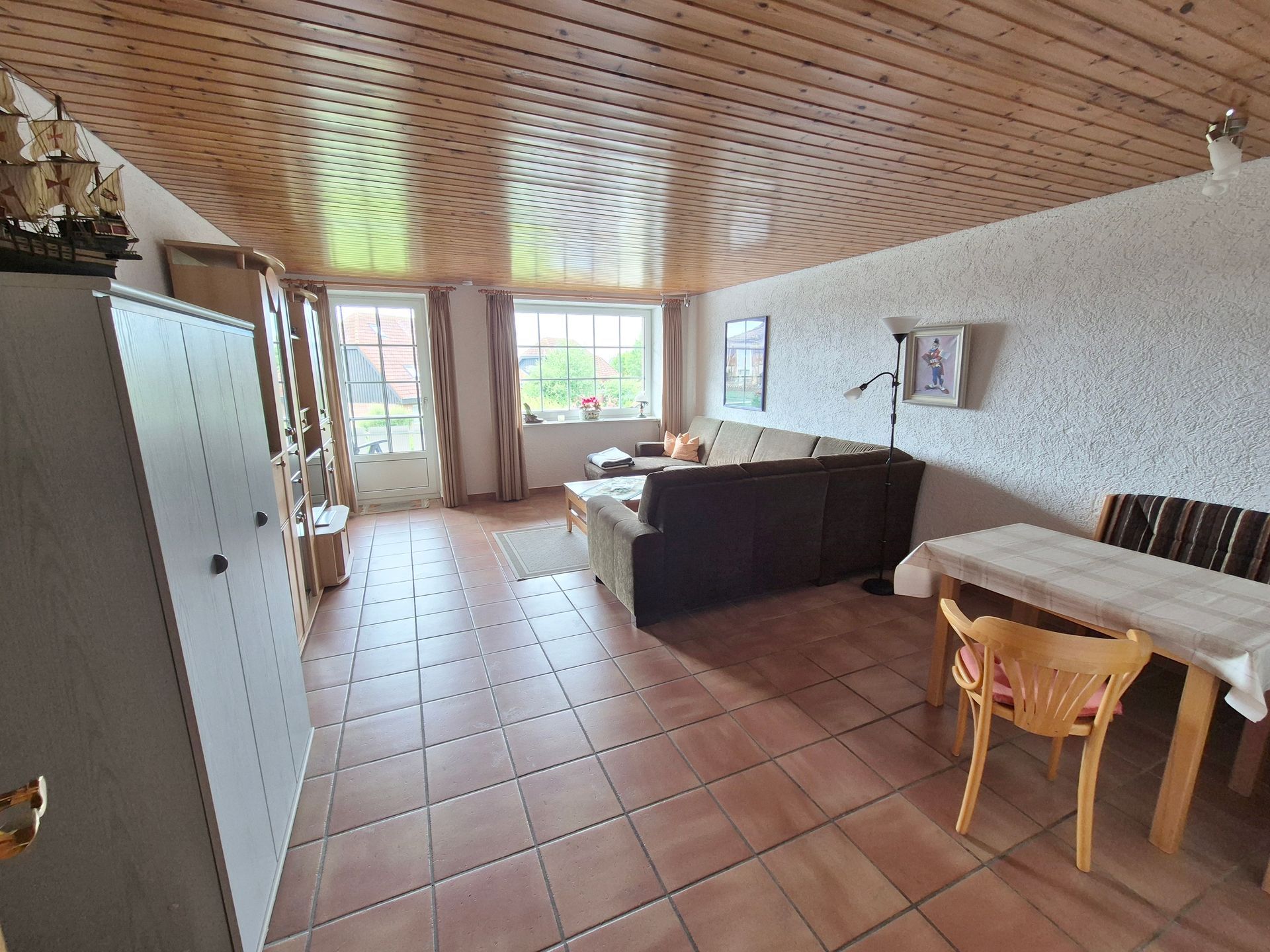 Wohnraum Ferienwohnung 129 Koogstraße 132 Nordsee Friedrichskoog