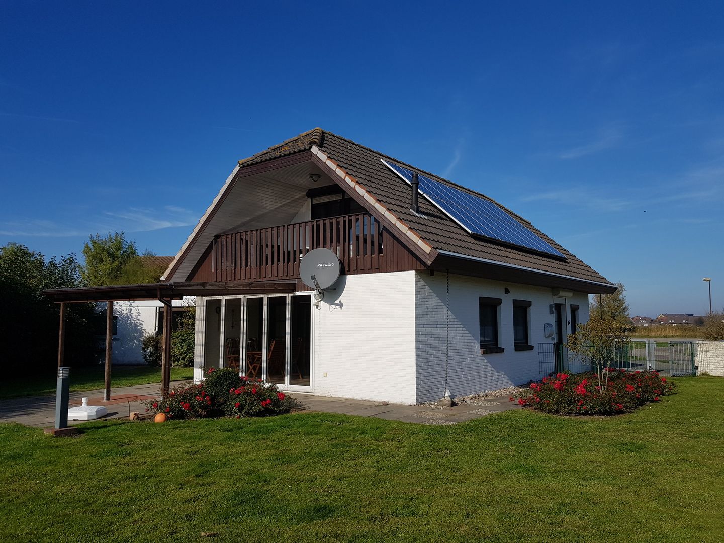 Aussenansicht Ferienhaus Anwaß 15 Nordsee Friedrichskoog