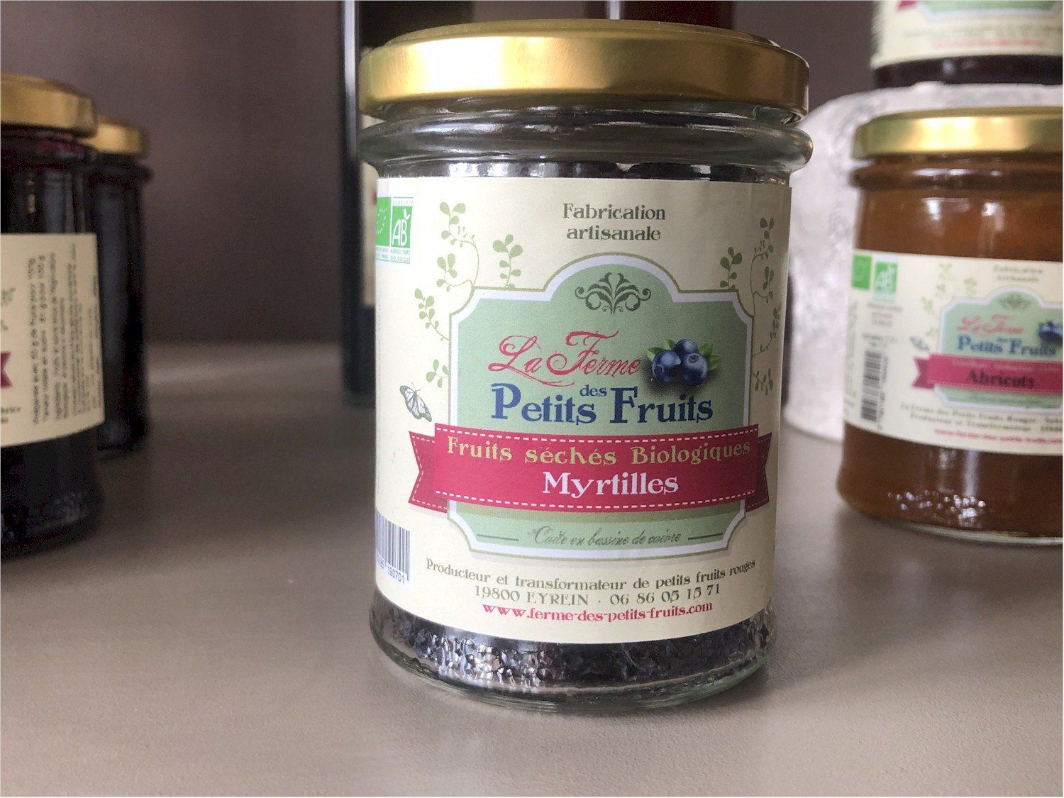 Fruits séchés : Myrtilles