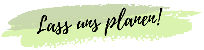 Button lass uns planen
