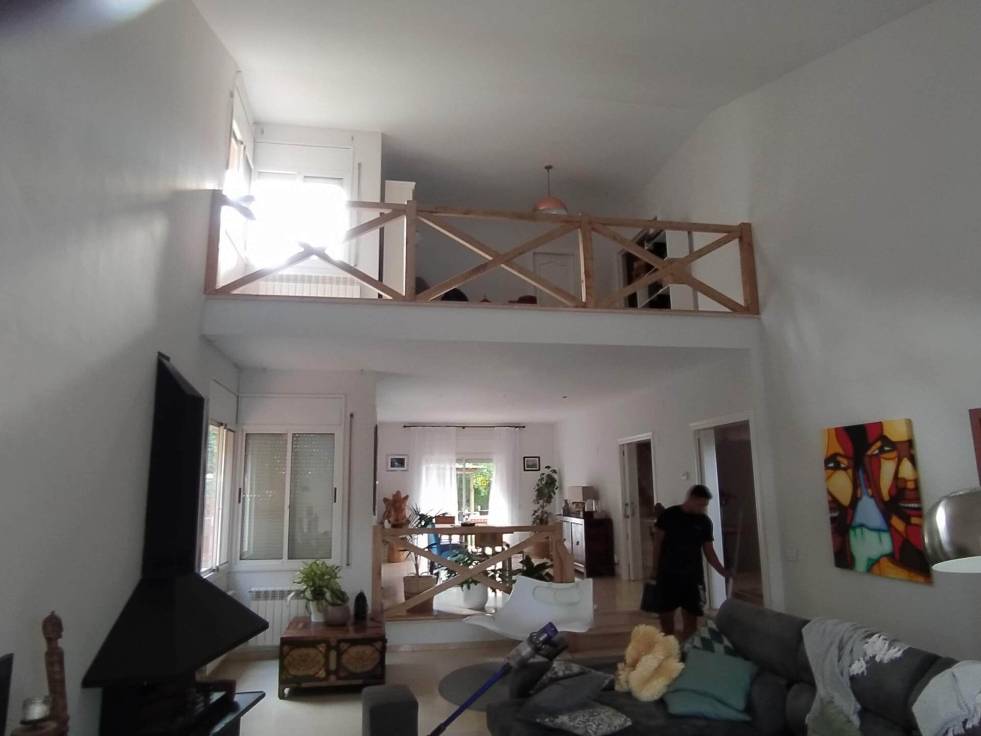 Carpintería de madera barandillas