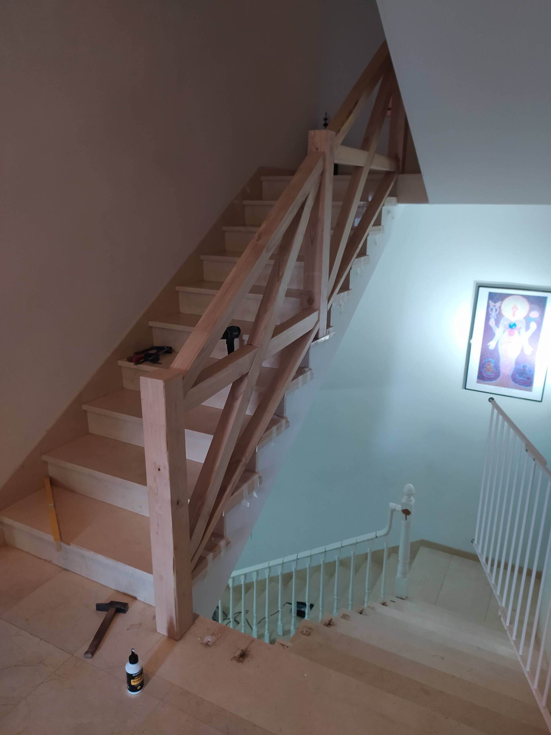 Sustitución de barandilla de madera