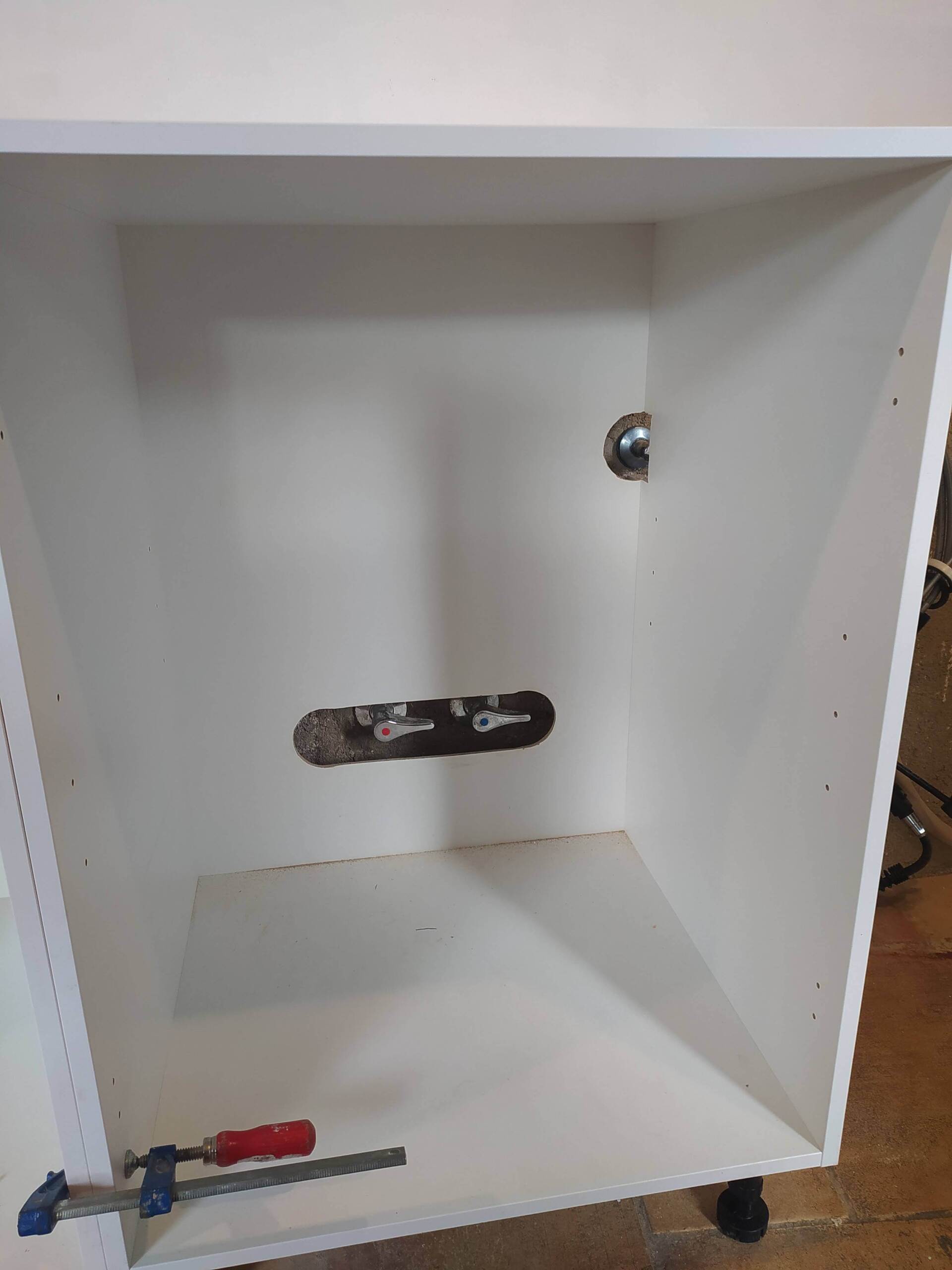 registro en modulo de cocina
