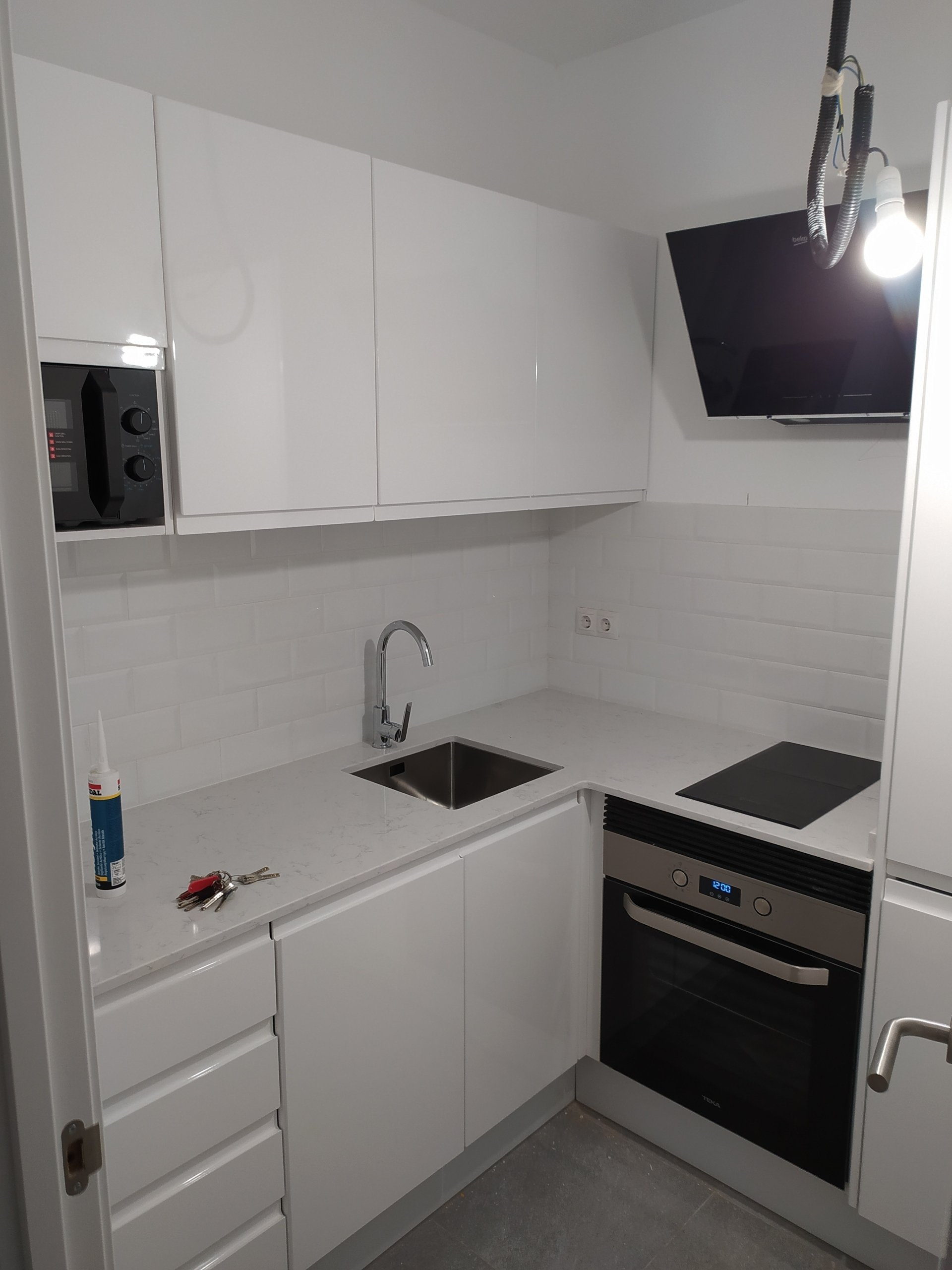 cocina con puertas lacadas cocina con puertas lacadas