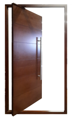 puerta pivotante