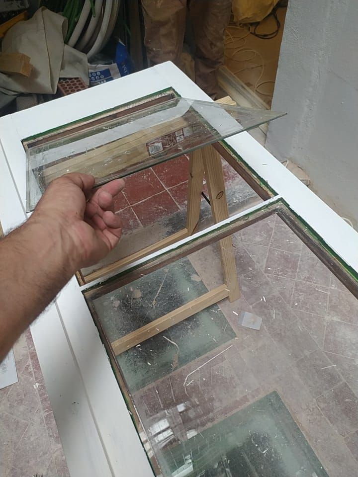 sustitución de vidrios restauracion de ventanas