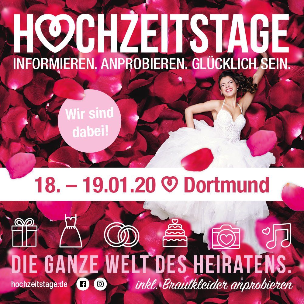 Hochzeitstage Hochzeitsmesse Dortmund 2021