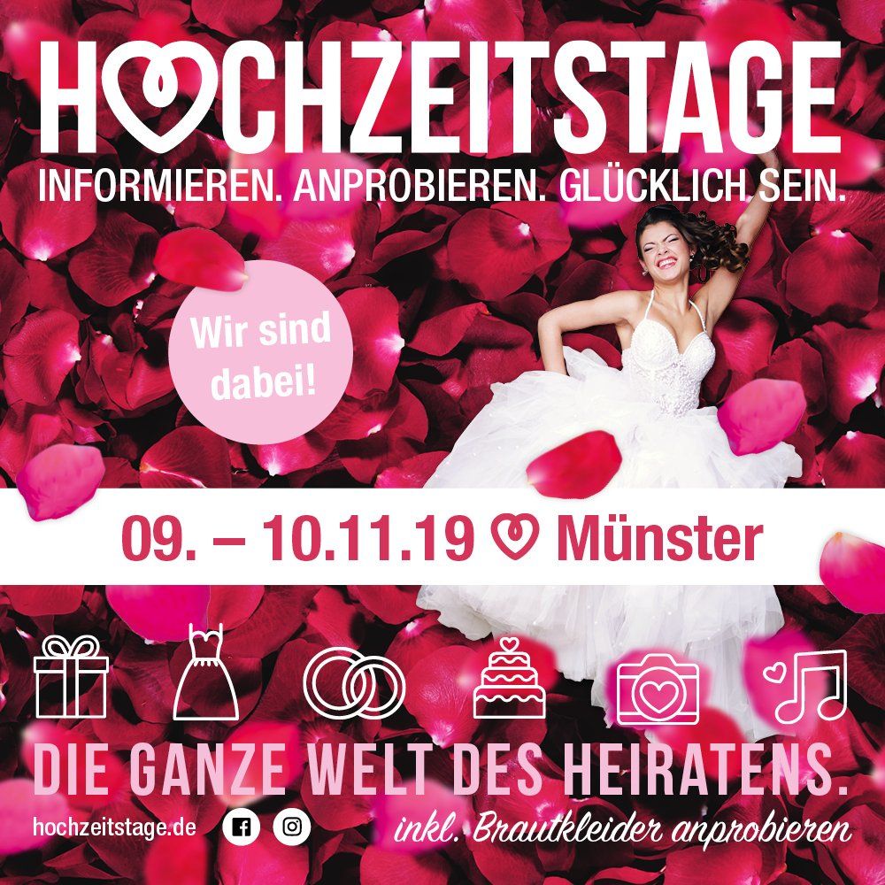 Hochzeitstage Hochzeitsmesse Münster 2019