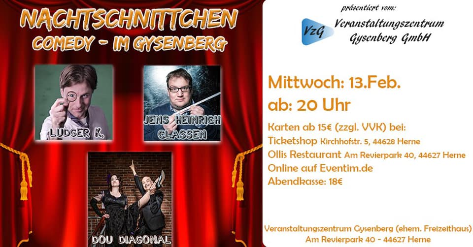 NachtSchnittchen Comedy im VZG in Herne
