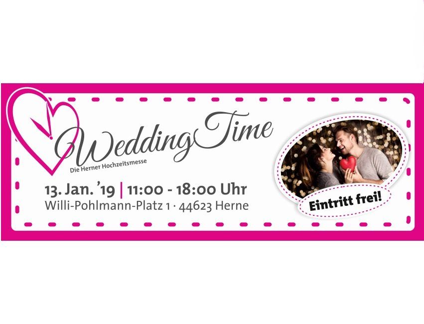 WeddingTime - Hochzeitsmesse Herne 13.01.19