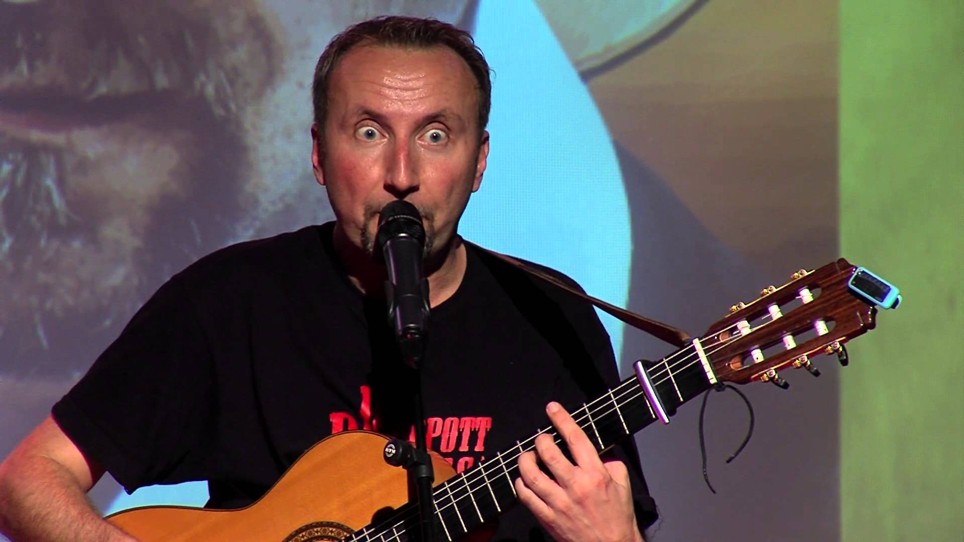 Helmut Sanftenschneider Ein Musiker mit Gitarre und Gesang