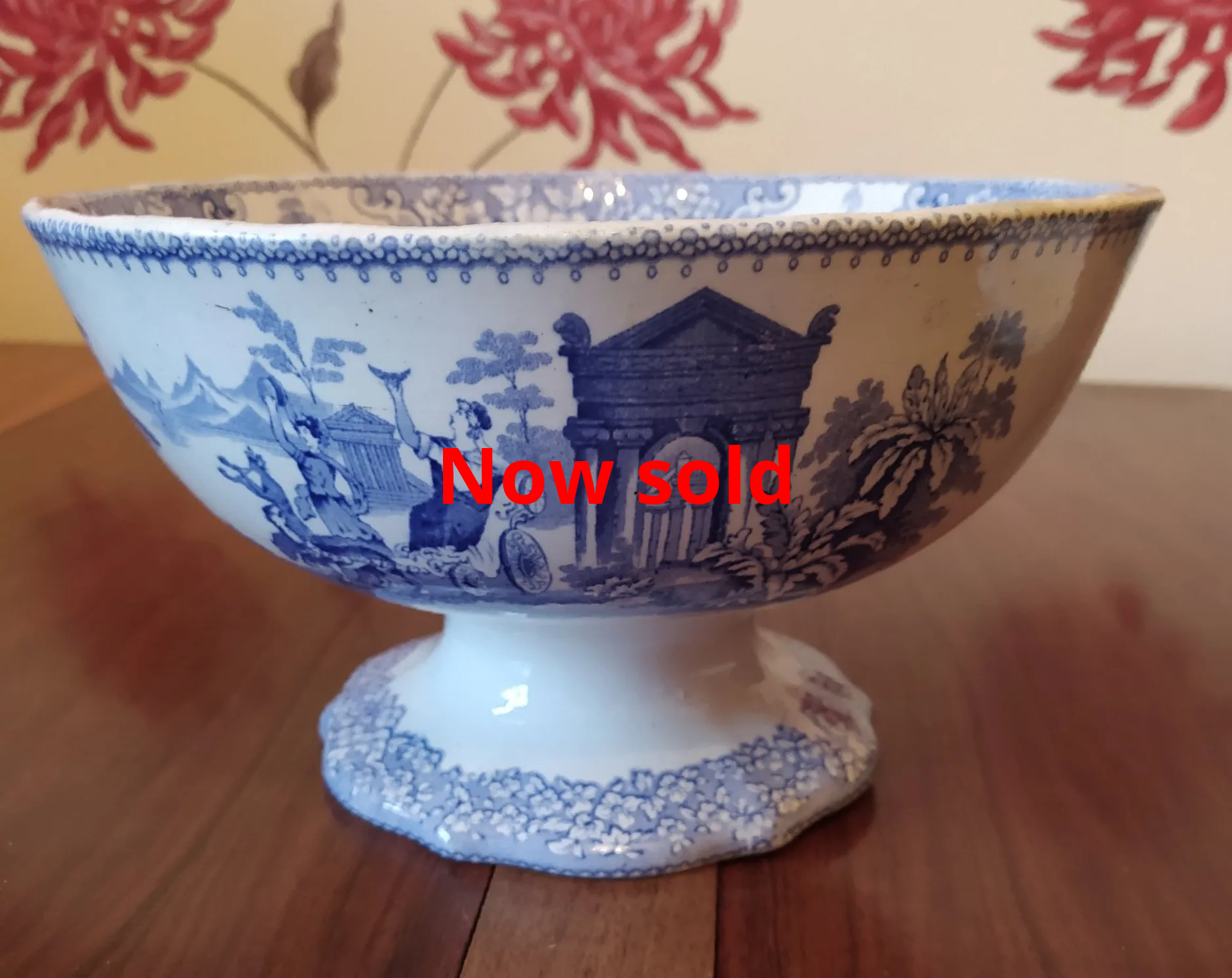Bell pottery punchbowl.