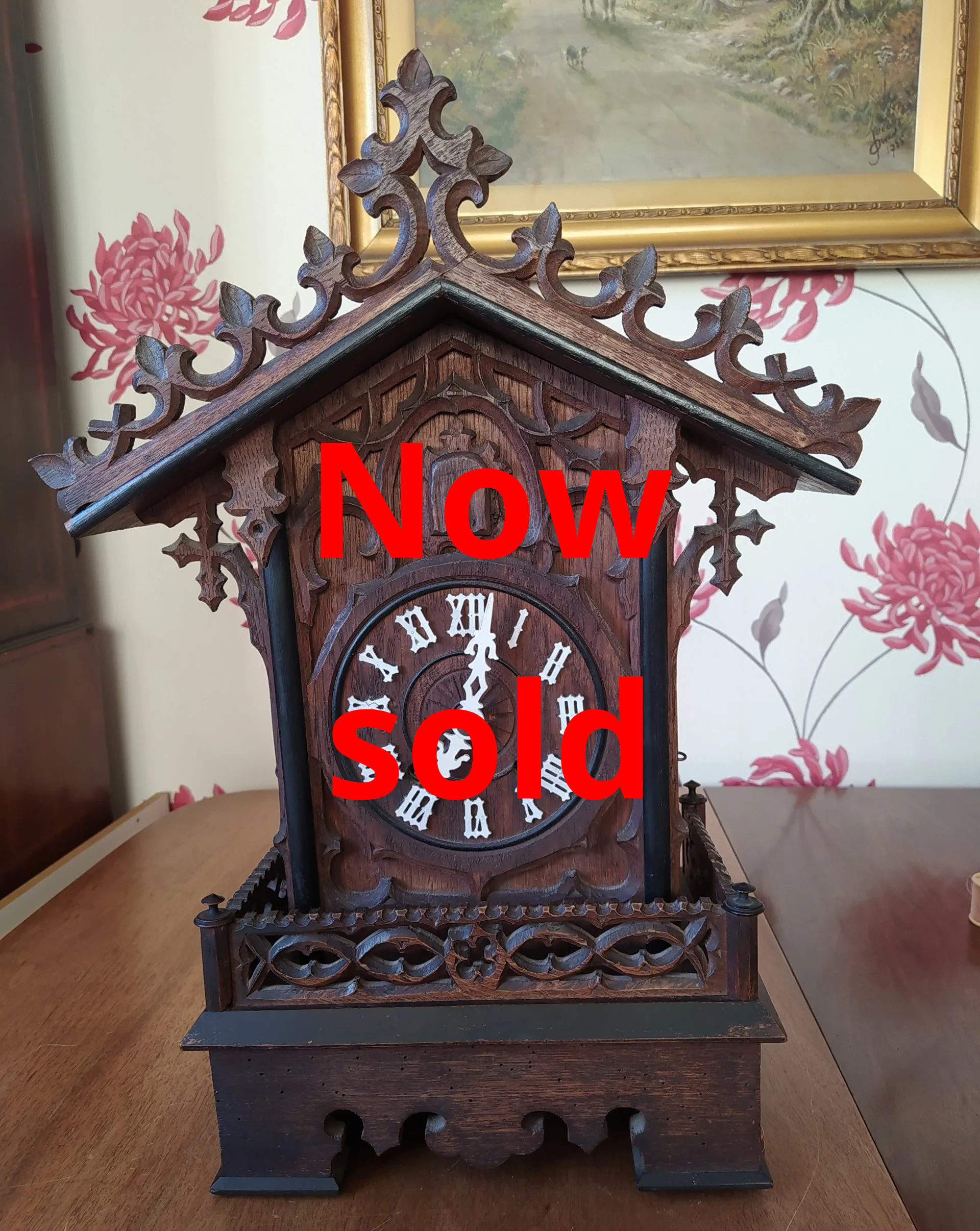 Black forest mantel cuckoo clock.