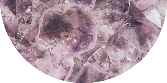 Book your Akasha Soul Reading at New Earth Medicine Another purple semicircle with crystal pattern - Book your single akasha soul reading