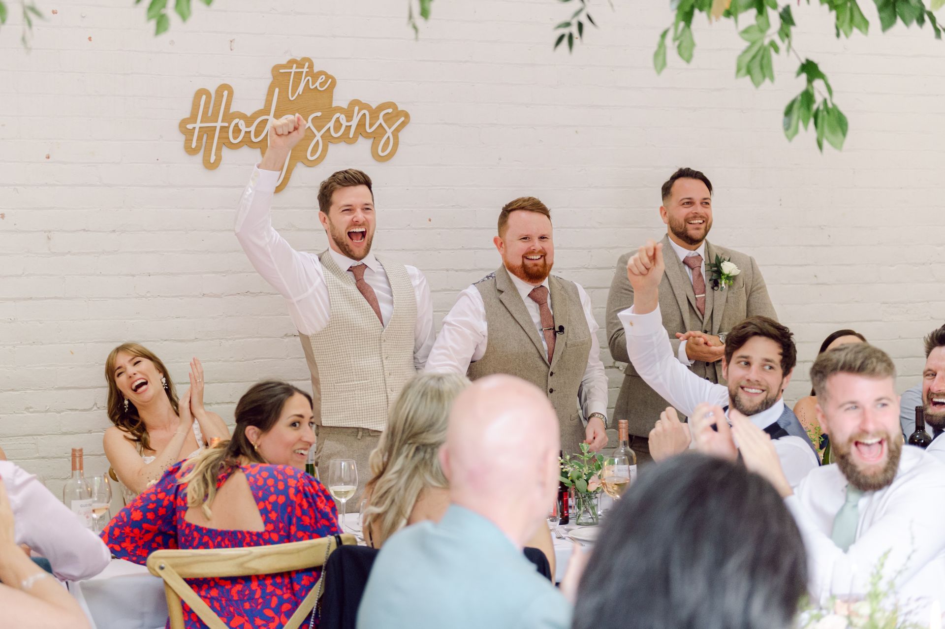 Best man making his speech at Kingsettle Stud with Tasha mae Wedding Co-ordinator
