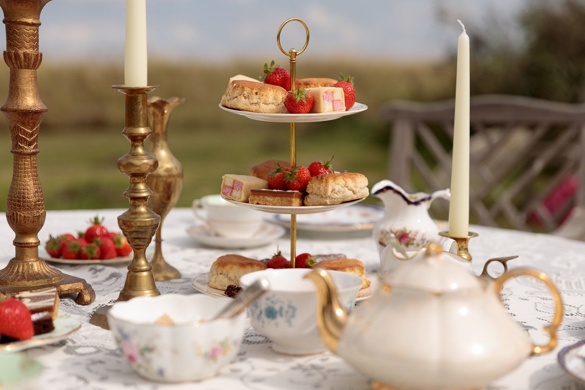 Afternoon Cream Tea at Gins Barn in Beaulieu Hampshire