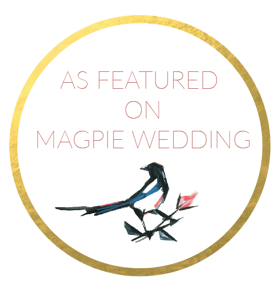 Tasha-Mae Wedding Co-ordinator featured on Magpie Wedding Badge