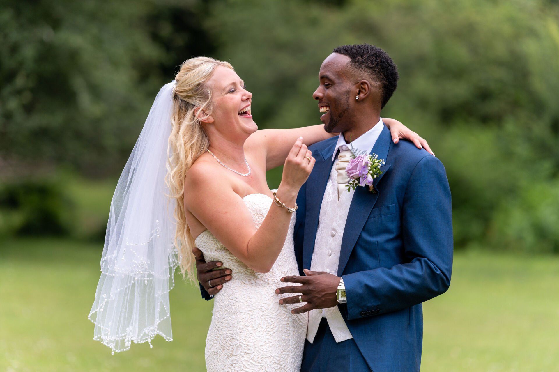 Bride and Groom in the New Forest