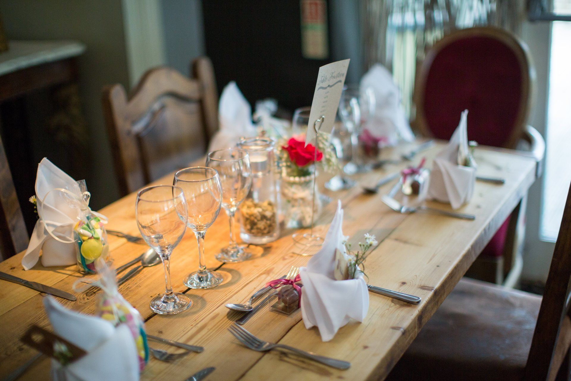 Wedding Breakfast Table Layout