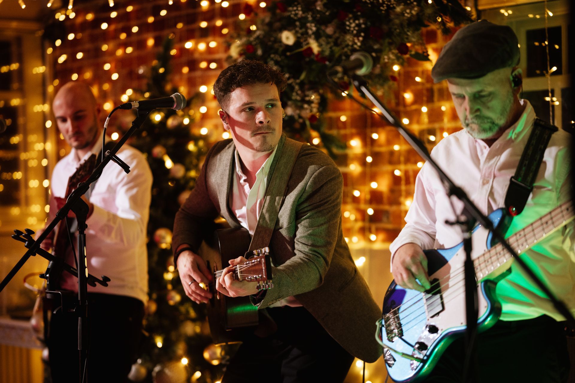 Local live band at a wedding at Sopley Mill with Tasha Mae Wedding Co-ordinator.