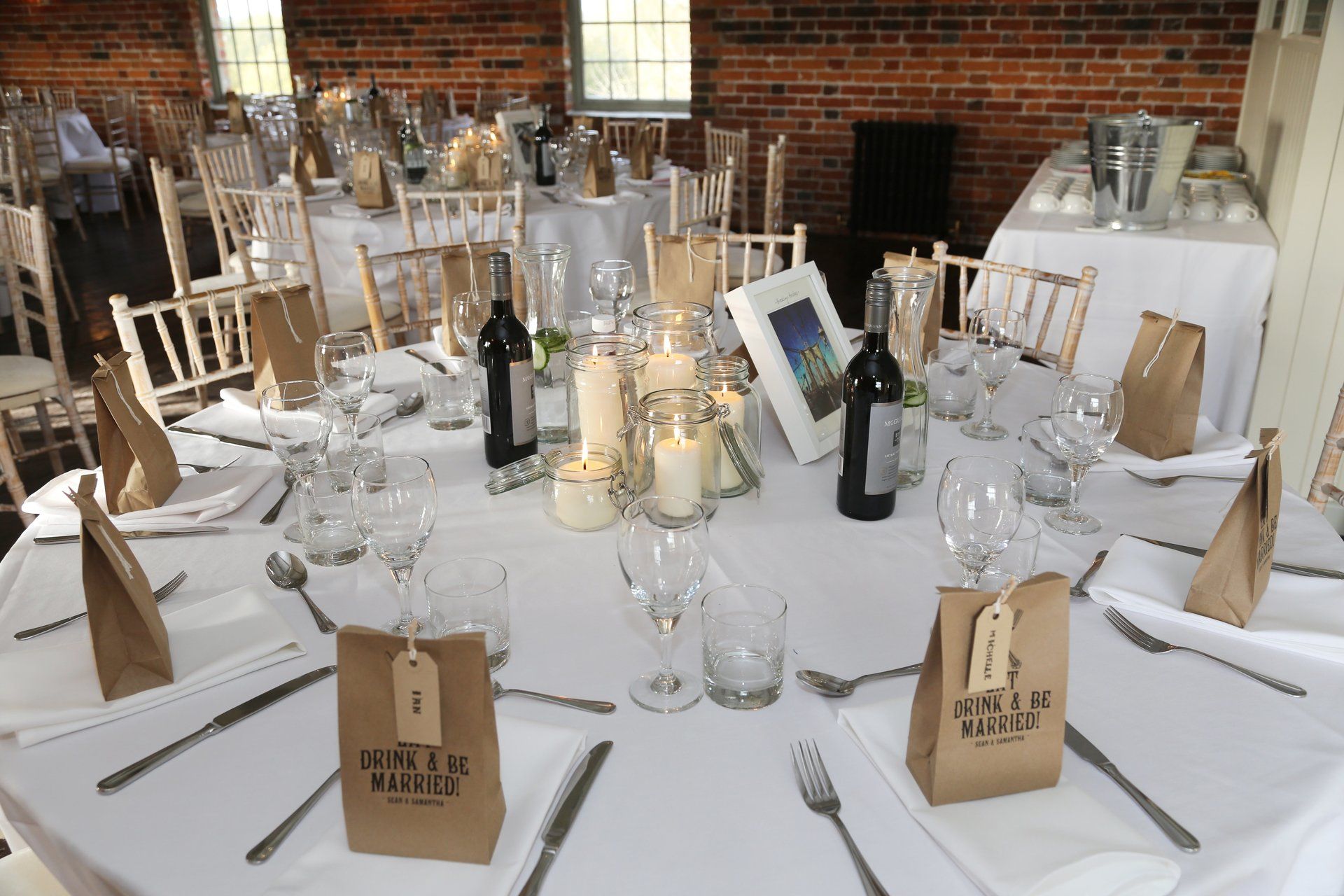 Wedding table layout