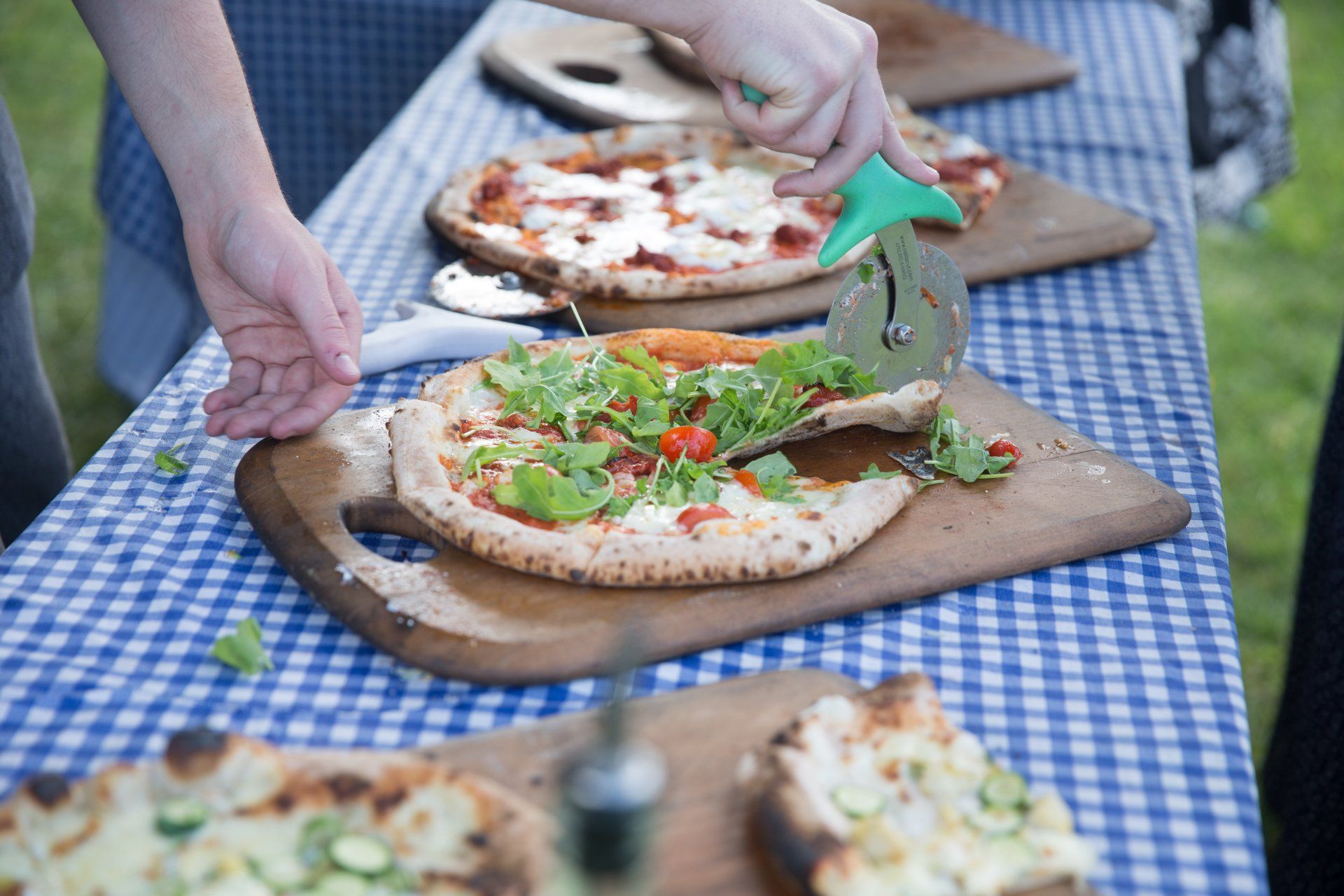 Pizza wedding breakfast