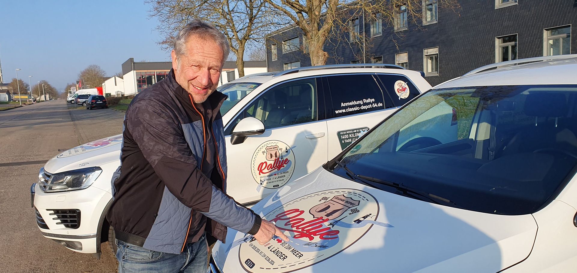 Treffen mit Niki Schelle von RTL2 - GRIP - (Morlock Motors Hangar) für Promotion - Classic Depot 54 - Rallye