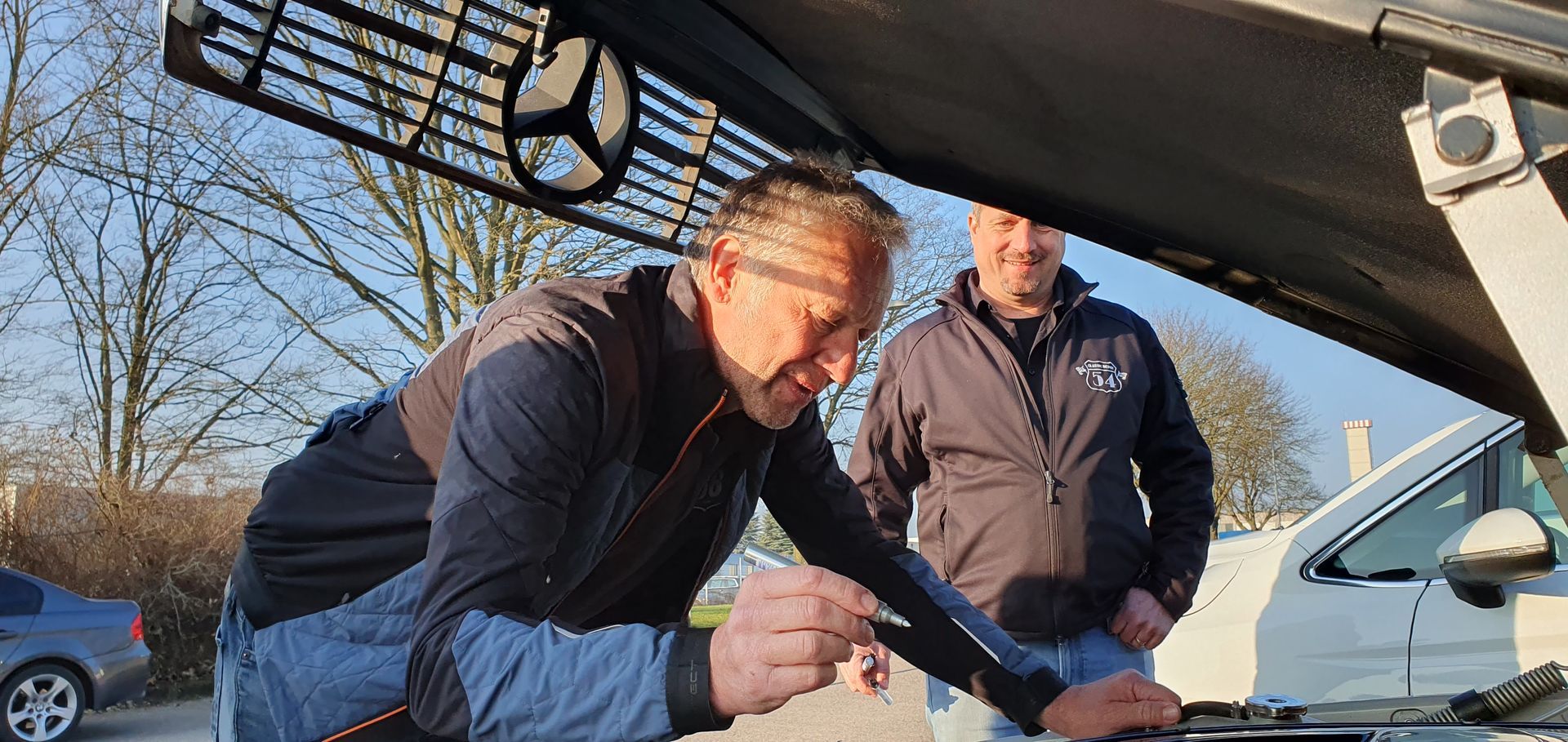 Treffen mit Niki Schelle von RTL2 - GRIP - (Morlock Motors Hangar) für Promotion - Classic Depot 54 - Rallye